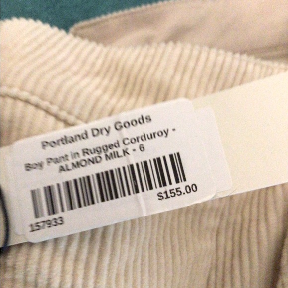 ALEX MILL BOY PANT IN RUGGED CORDUROY SZ 6 NWT - Picture 6 of 8